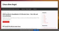 Desktop Screenshot of linuxohneangst.net