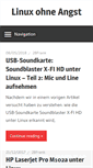 Mobile Screenshot of linuxohneangst.net